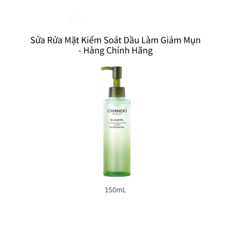 Sữa rửa mặt dành cho da mụn CHANDO Himalaya Oil Control and Anti Acne Cleanser (3)
