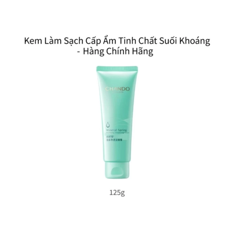 Sữa rửa mặt dưỡng ẩm CHANDO Himalaya Mineral Spring Purifying Cleansing Cream (3)