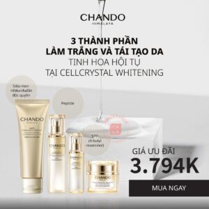 Tinh chất hỗ trợ dưỡng trắng trẻ hoá da pha lê CHANDO Himalaya chứa Niacinamide 40ml (4)