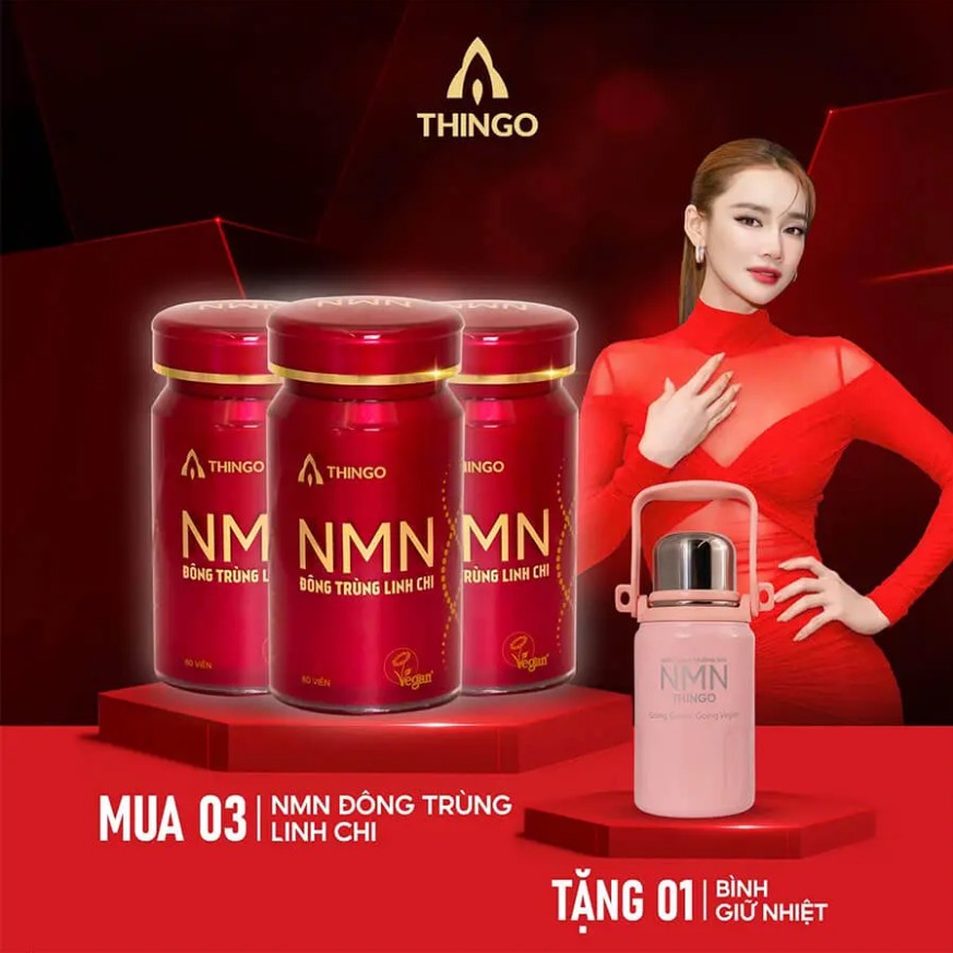 khuyến mãi mua 3 hộp viên uống nmn đông trùng linh chi thingo ancosmetics