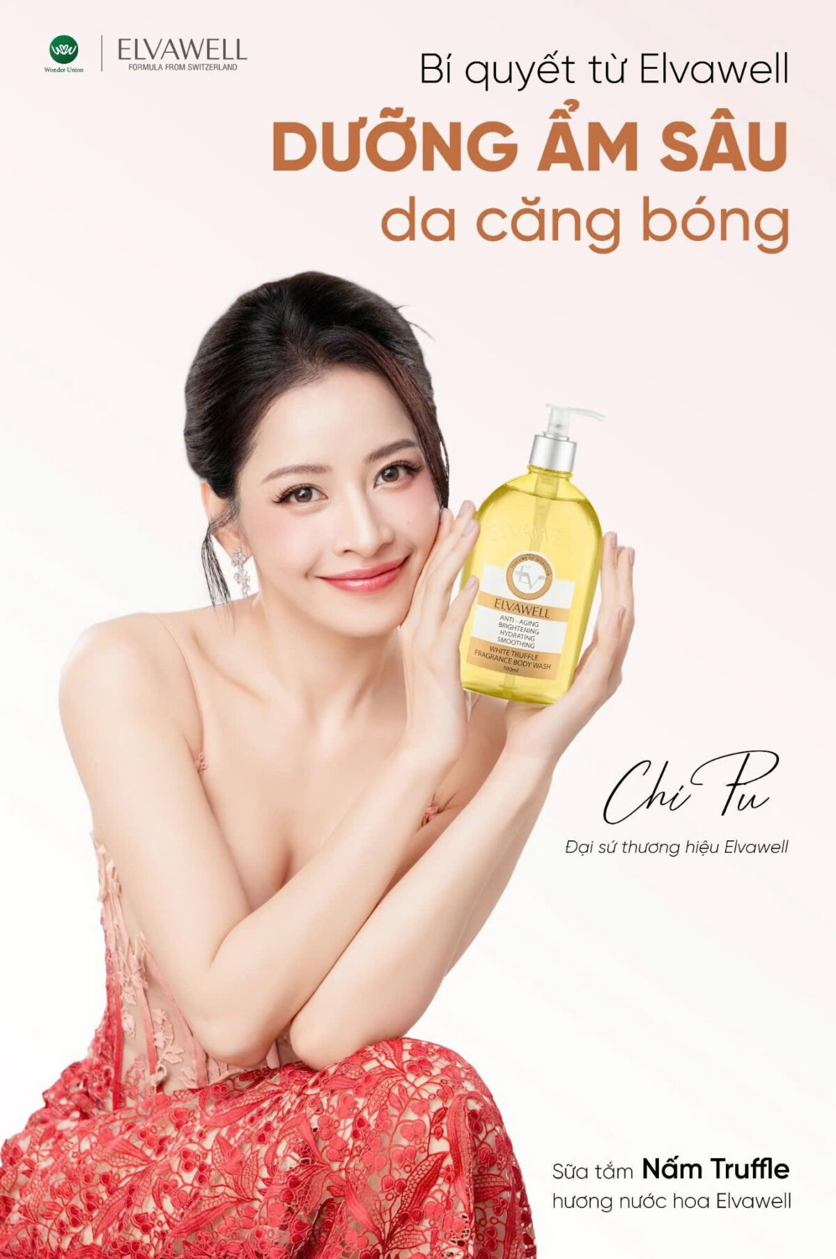 Sữa tắm nước hoa nấm Truffle Elvawell - Sugar Honey 500ml (8)