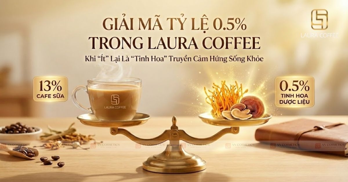 Giải mã tỷ lệ dược liệu trong laura coffee (1)